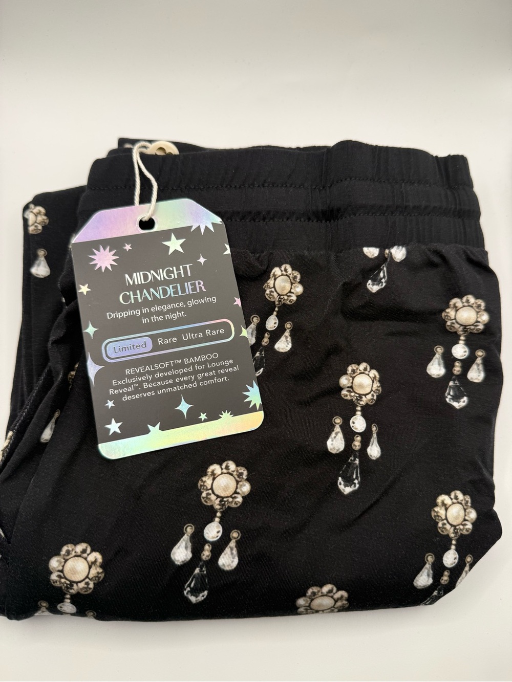 Bomb Party Obsidia Loungewear SMALL Midnight Chandelier